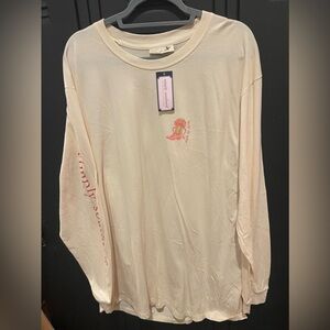 NWT! Simply Southern Cream Shirt with Pink and Green Boot Graphic